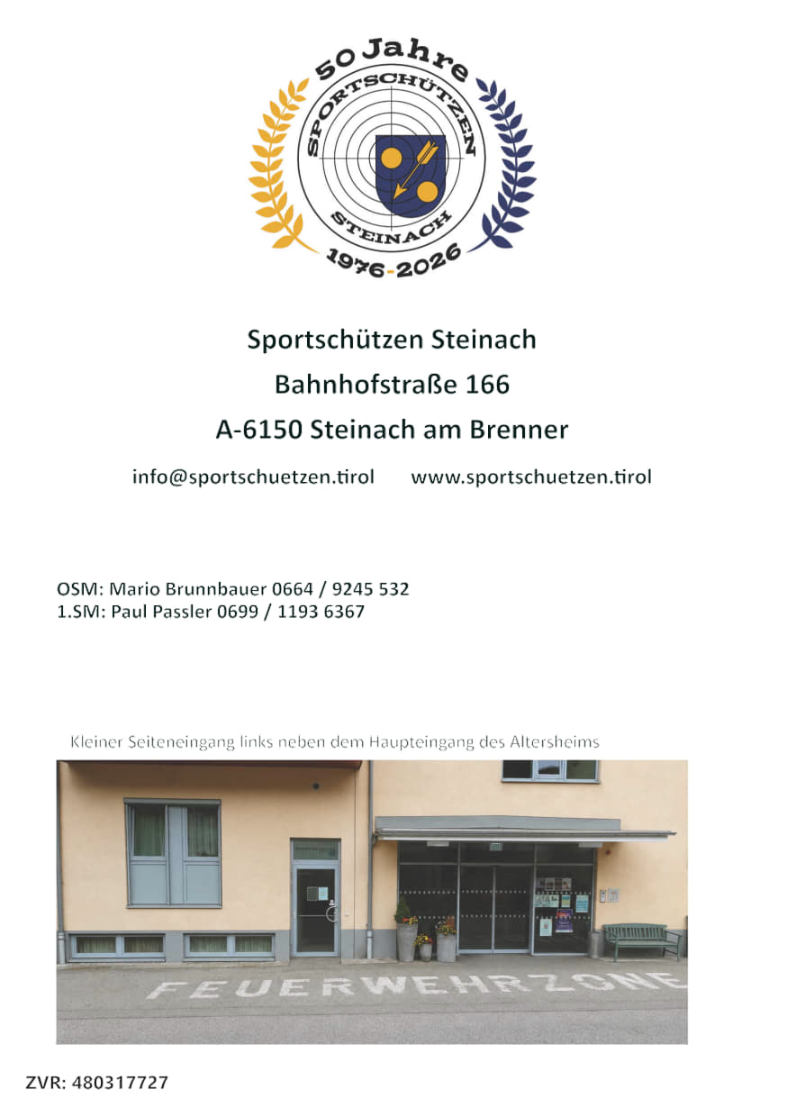 Plakatseite 2 zu 16. Mannschafts- und Vereineschießen