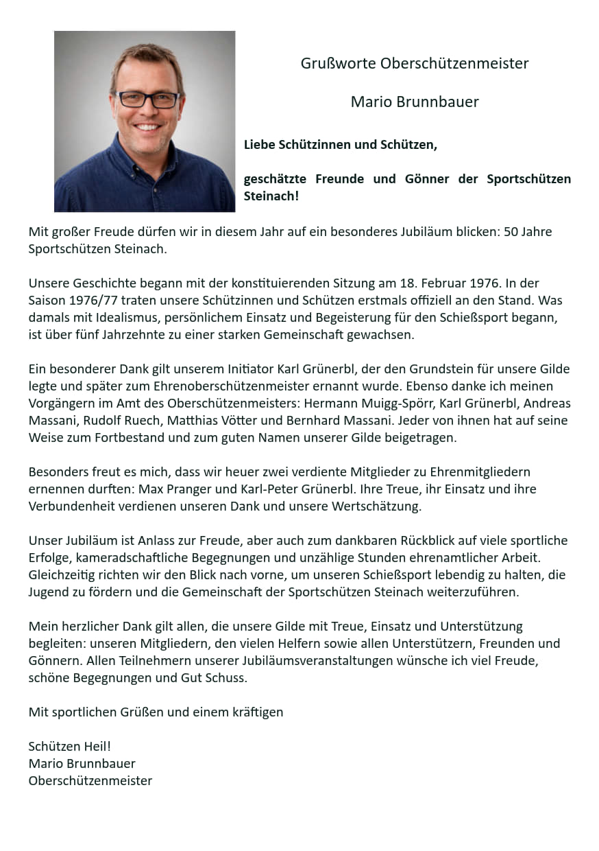 Plakatseite 5 zu 16. Mannschafts- und Vereineschießen