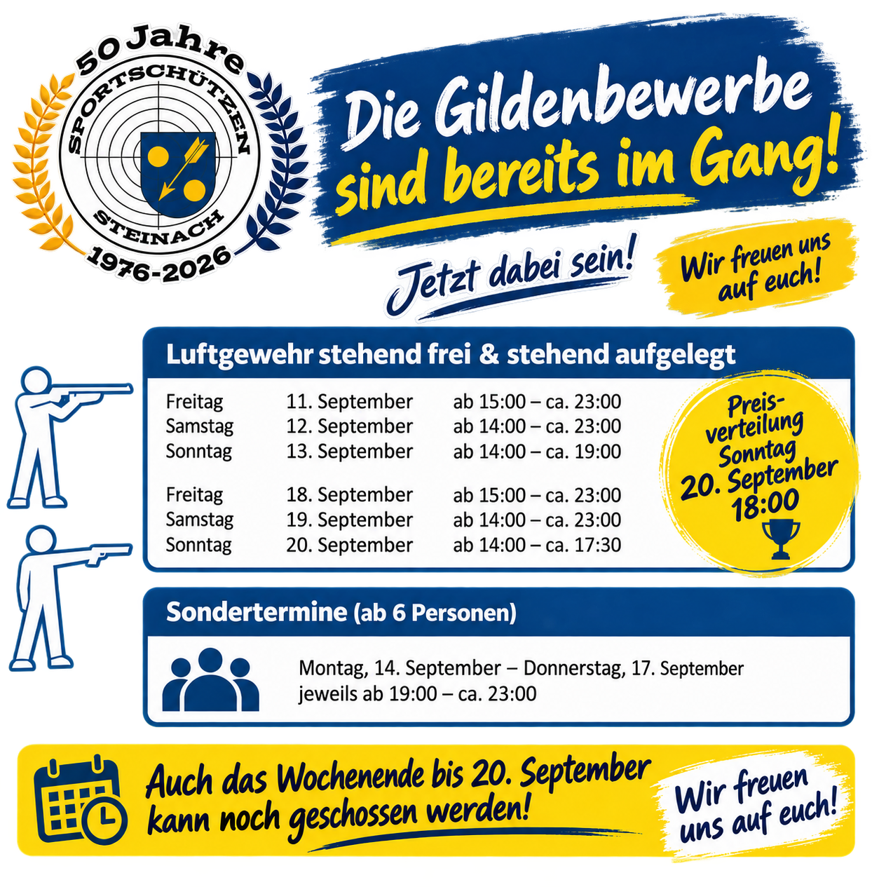 Gildenwettkampf hat begonnen